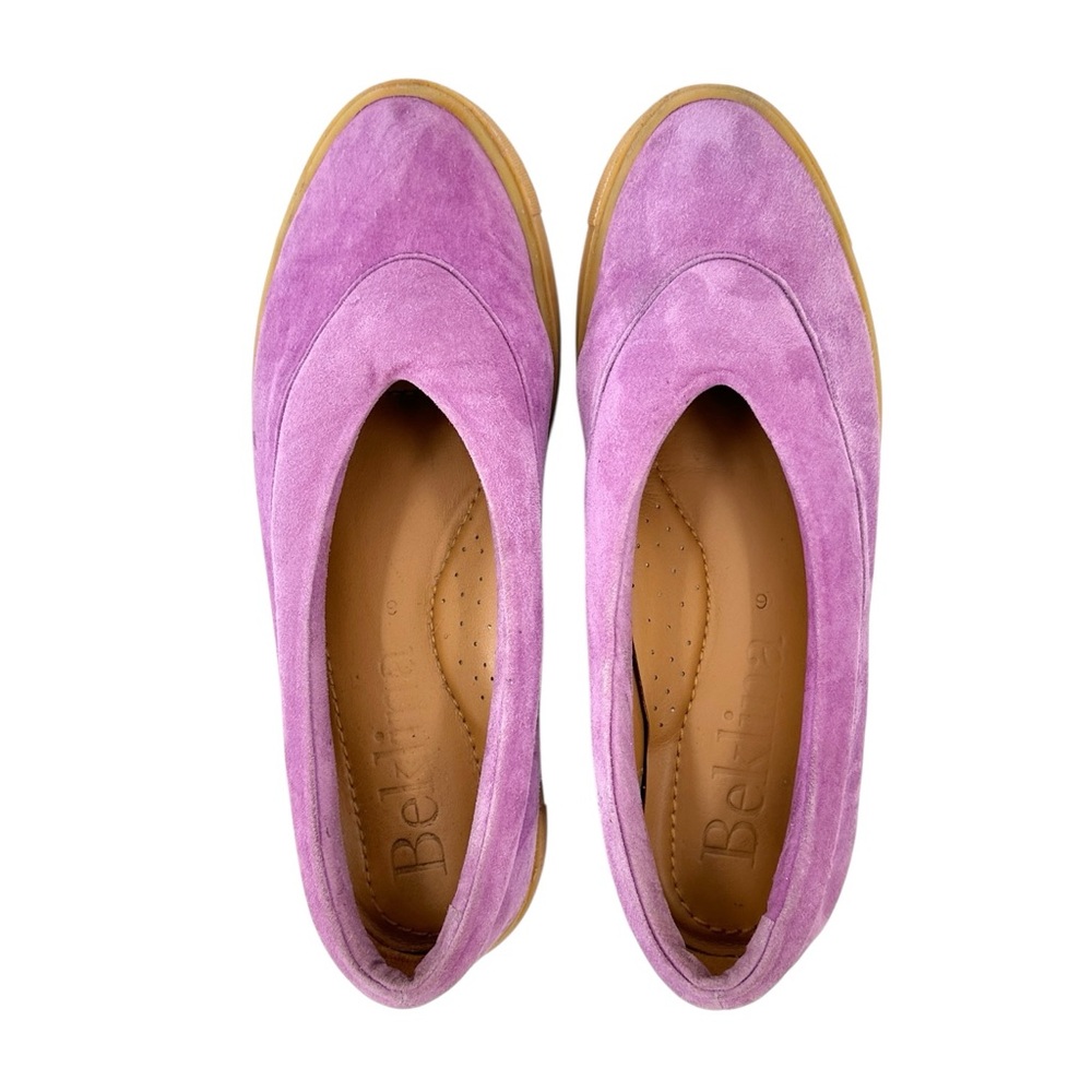 Beklina  9 (fits size 8.5) Women’s Suede Margo Sneaker in the color of Jacaranda